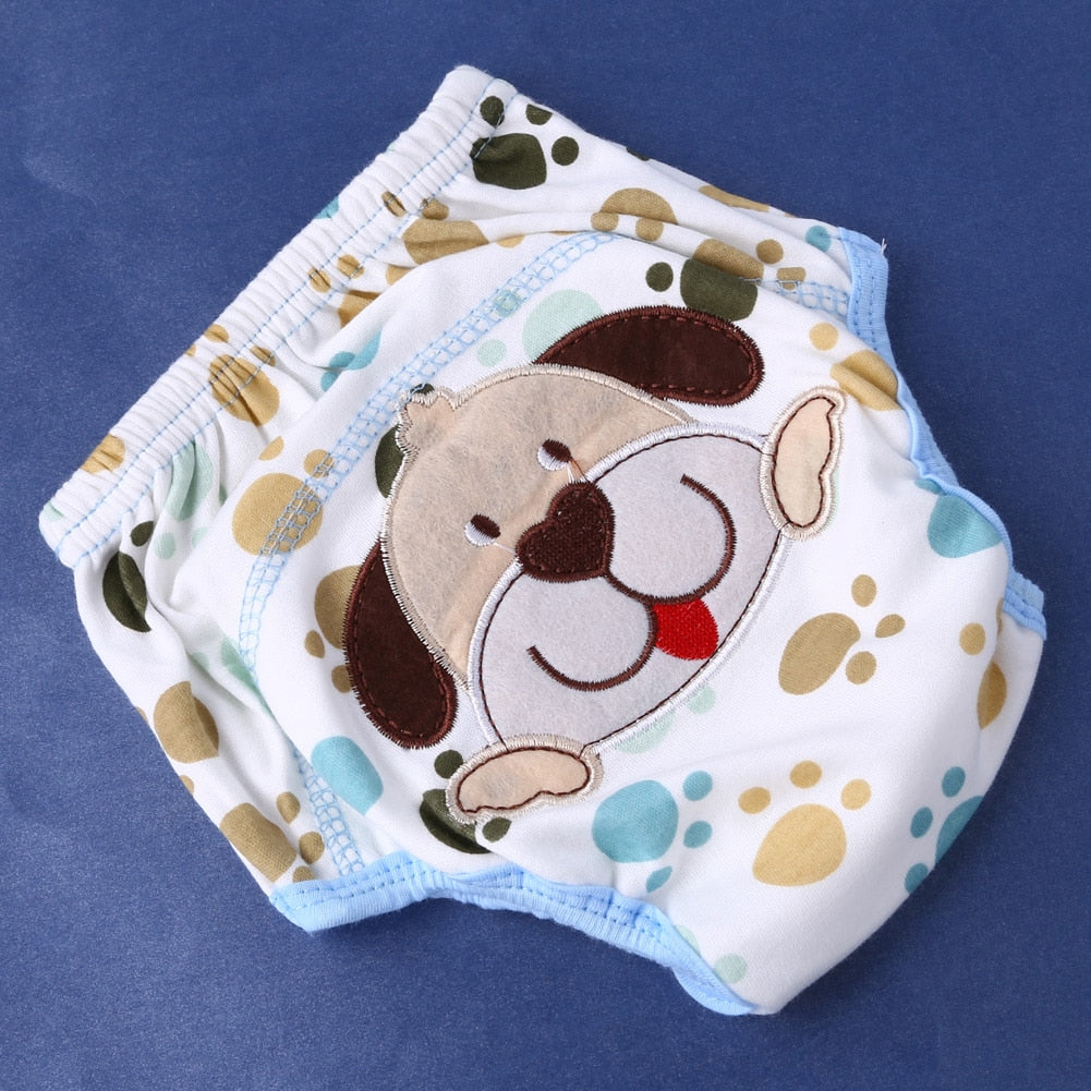 Cartoon Print Baby Washable Diaper