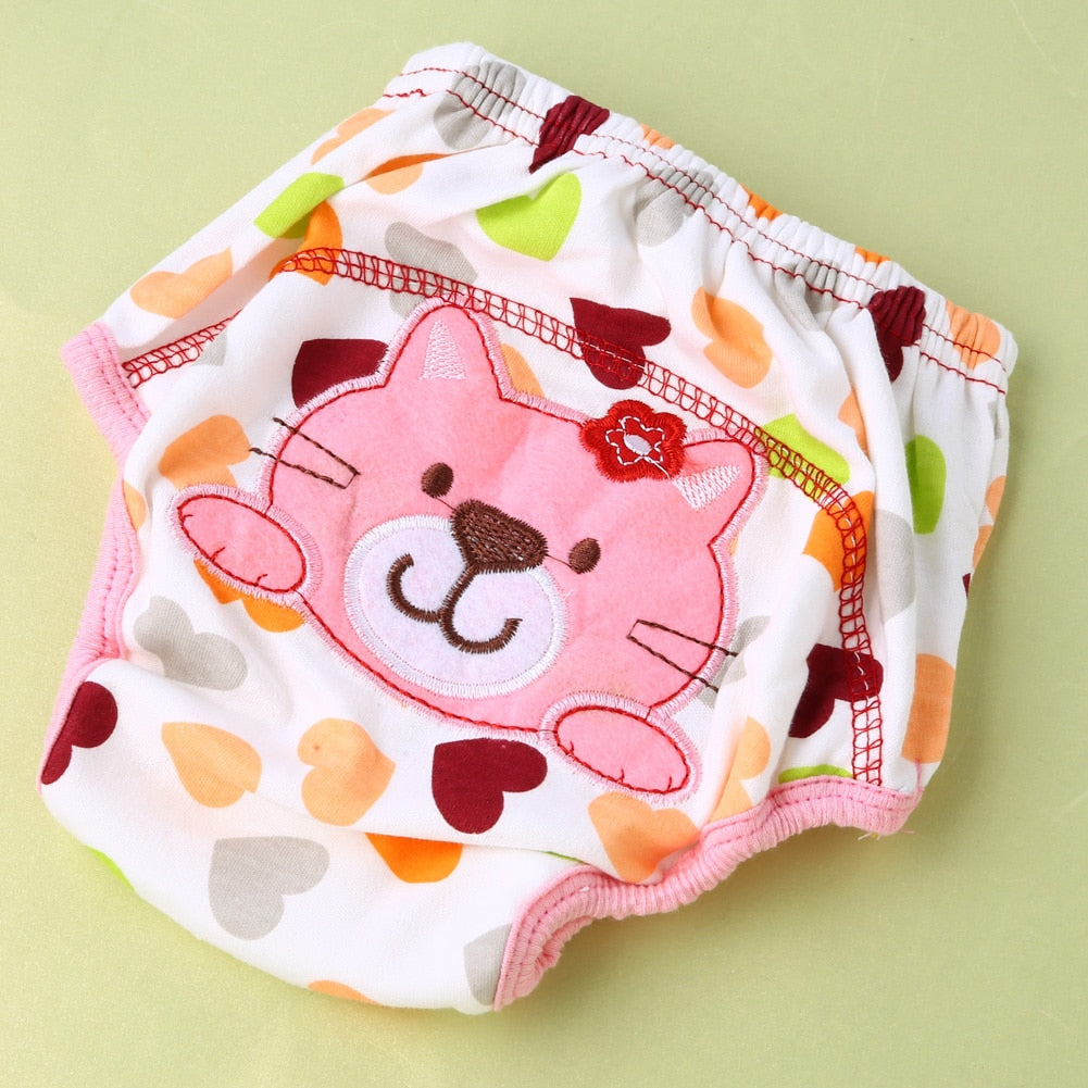 Cartoon Print Baby Washable Diaper