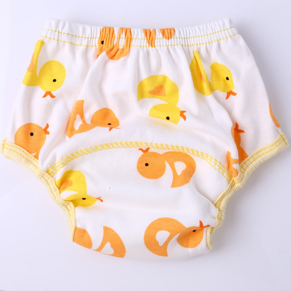 Cartoon Print Baby Washable Diaper