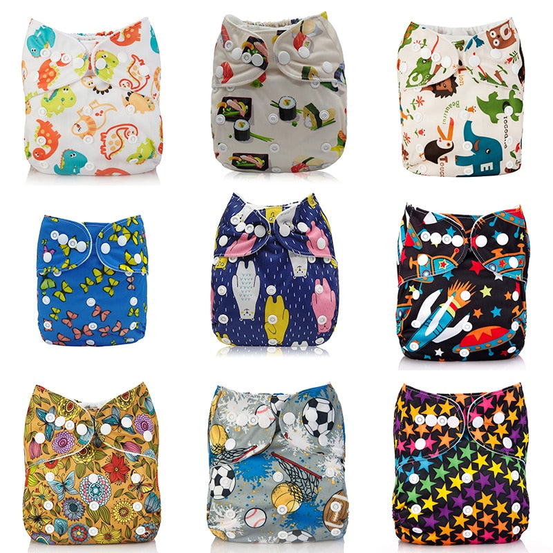 Adjustable Printed Cloth Nappies