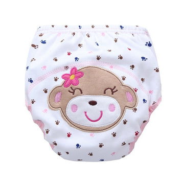 Three-Layer Waterproof Baby Diaper Pants with Adorable Designs