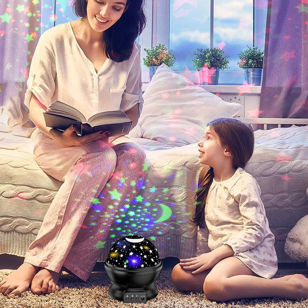 Star Projector Children's Bedroom LED Lamp