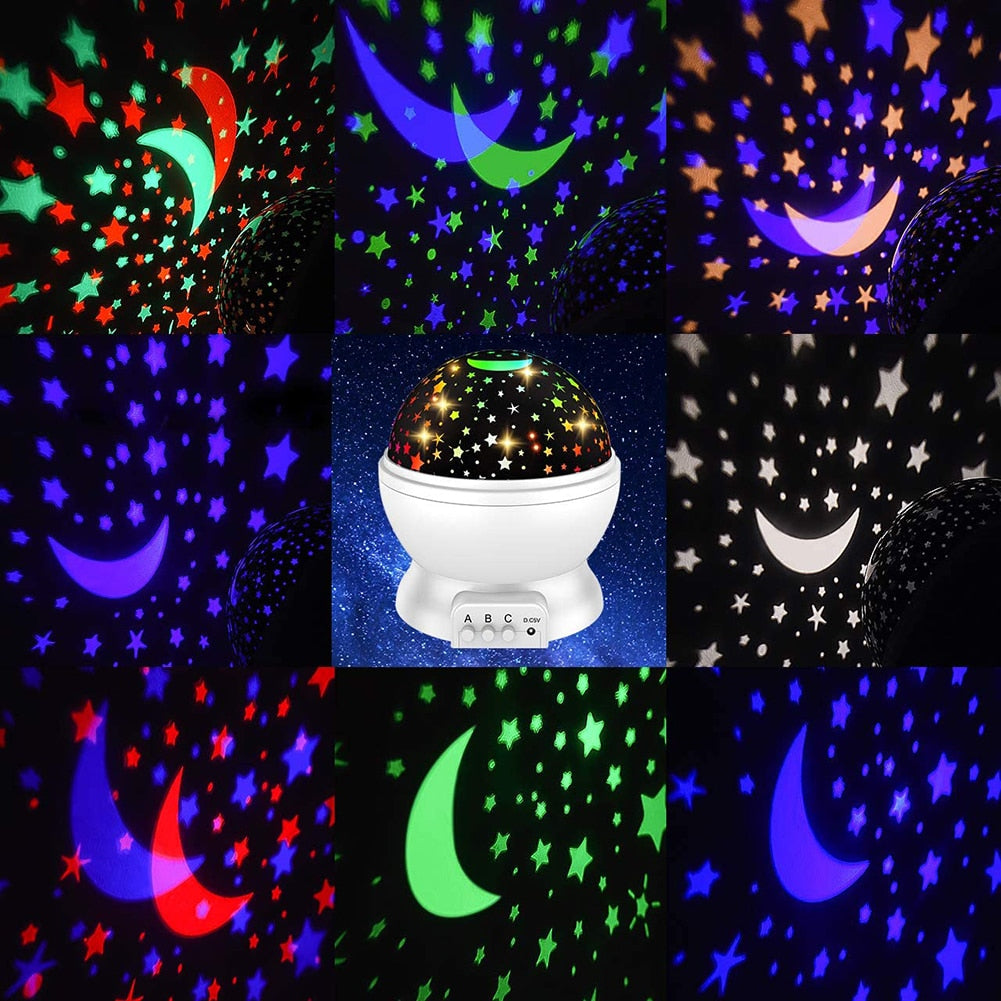 Star Projector Children's Bedroom LED Lamp