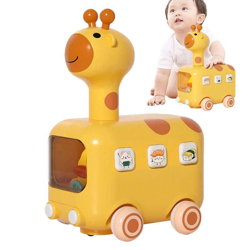 Light Up Press And Go Crawling Giraffe