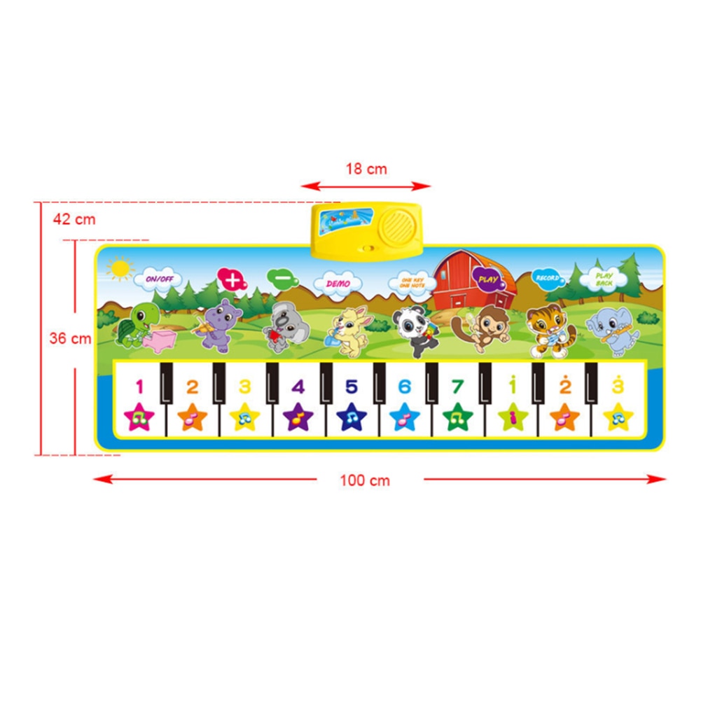 Musical Piano Keyboard Mat for Kids