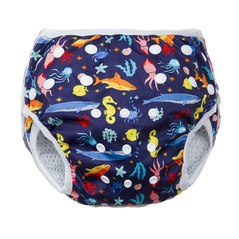 Newborn Adjustable  Swimming Trunks Diaper