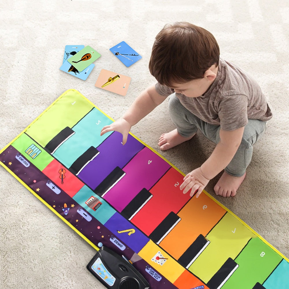 Musical Piano Keyboard Mat for Kids