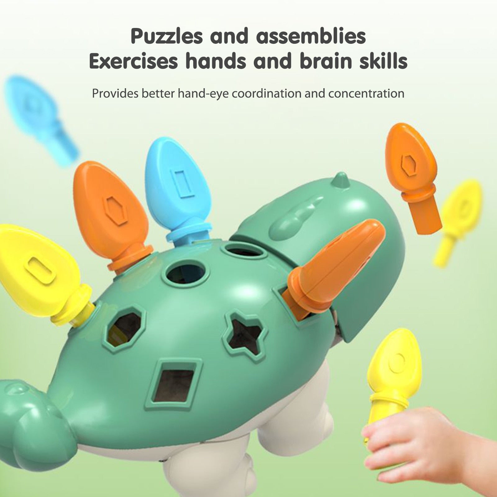 Toddler Puzzle Spike Dinosaur Toy