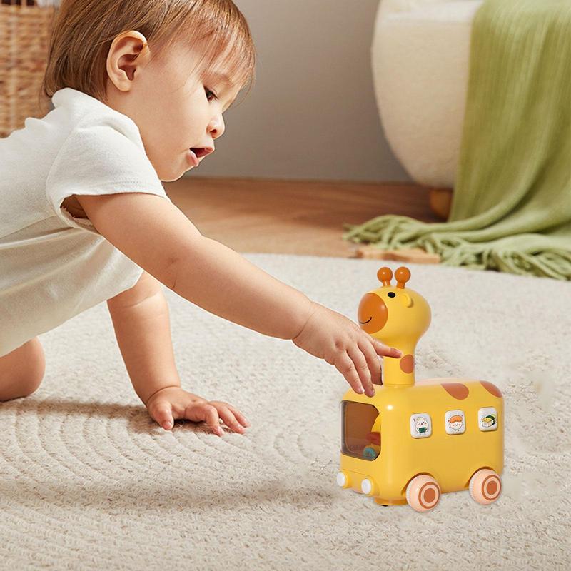 Light Up Press And Go Crawling Giraffe