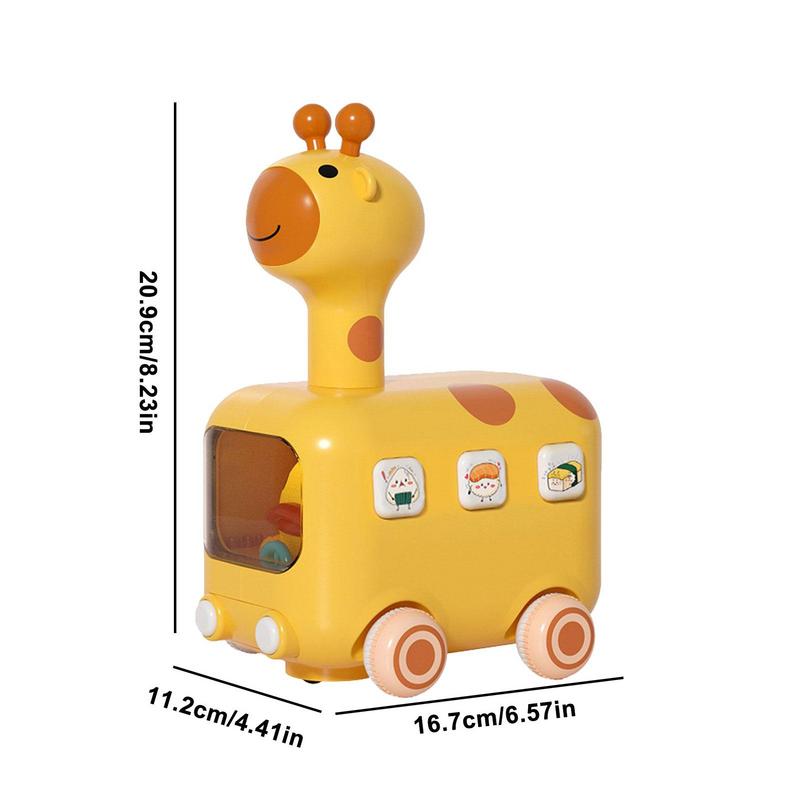 Light Up Press And Go Crawling Giraffe